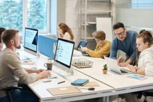 Arbeit im Büro